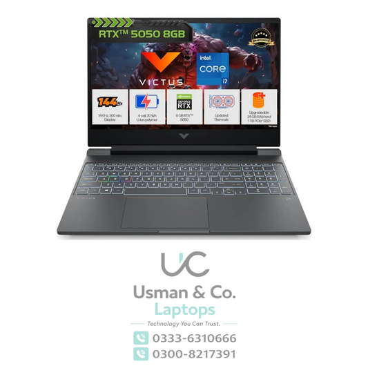 Hp Victus 15 Fa 2309Tx i7 13th Generation 24 GB RAM 1TB SSD NVME 8GB NVIDA RTX 5050 Card